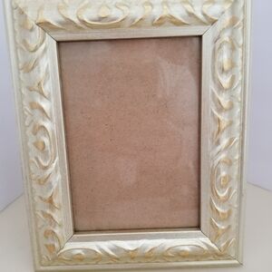 Unk Cream and Gold Ornate Frame